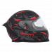 Шлем Beon B-503 Stealth matt black/red