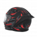 Шлем Beon B-503 Stealth matt black/red