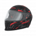 Шлем Beon B-503 Stealth matt black/red