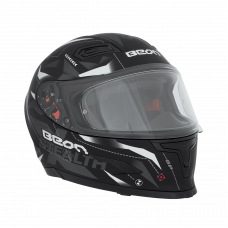 Шлем Beon B-503 Stealth matt black/white