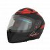 Шлем Beon B-500 matt black/red Carbon