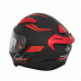 Шлем Beon B-500 matt black/red Carbon