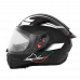 Шлем Beon B-500 Shiny Black/White Carbon