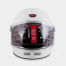 Шлем Beon B-510 Vintage F1 shiny white/red/blue