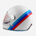 Шлем Beon B-510 Vintage F1 shiny white/red/blue