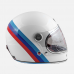 Шлем Beon B-510 Vintage F1 shiny white/red/blue