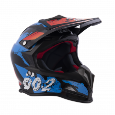 Кроссовый шлем Beon B-602 Black/Blue