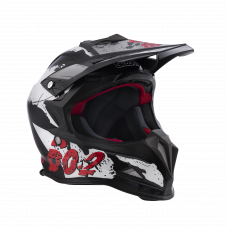 Кроссовый шлем Beon B-602 Black/White/Red