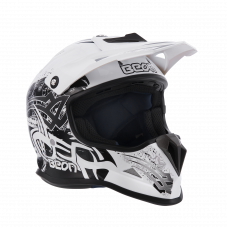 Детский кроссовый шлем Beon MX-17 White/Black