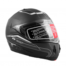 Шлем Beon B-700 matt grey/black/white
