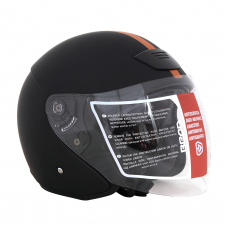 Шлем BEON B-117+ Black/Orange